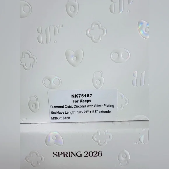 Bomb Party Luxe Layer 2026 “For Keeps” Diamond CZ on Silver plating - Picture 3 of 3